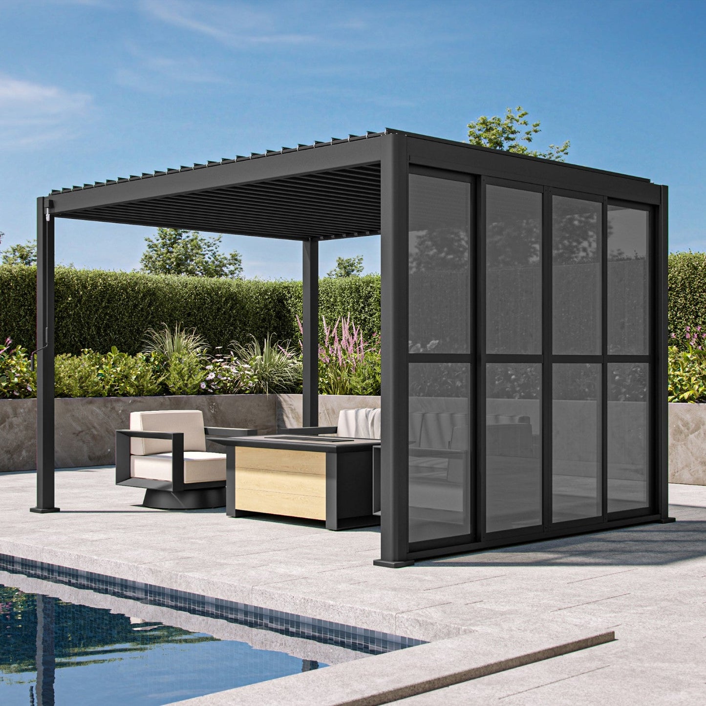 111 Accessory - 10' White sliding door
