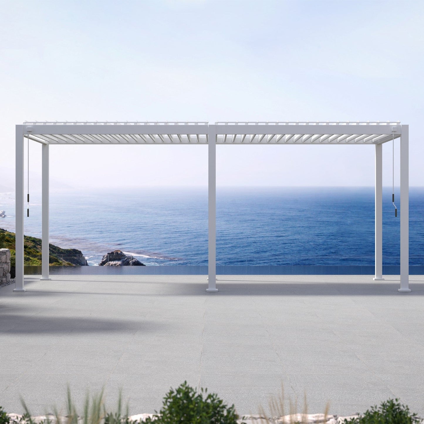 MIRADOR 111DA 10'x20' WHITE PERGOLA