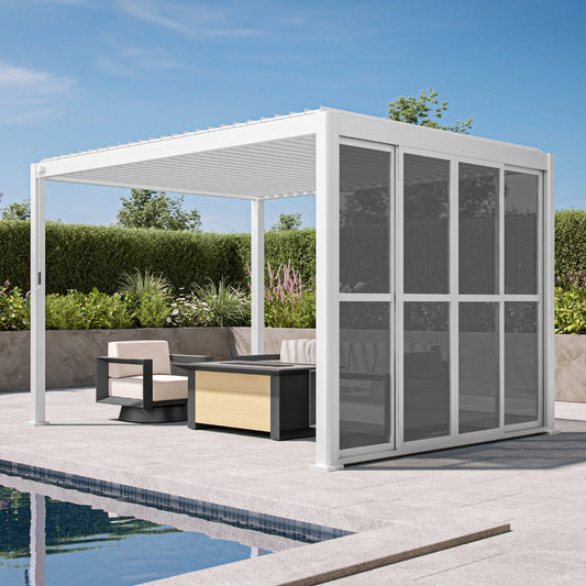 111 Accessory - 10' White sliding door