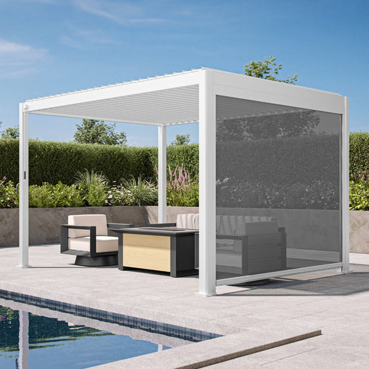 111 Accessory - 10' White pull down screen