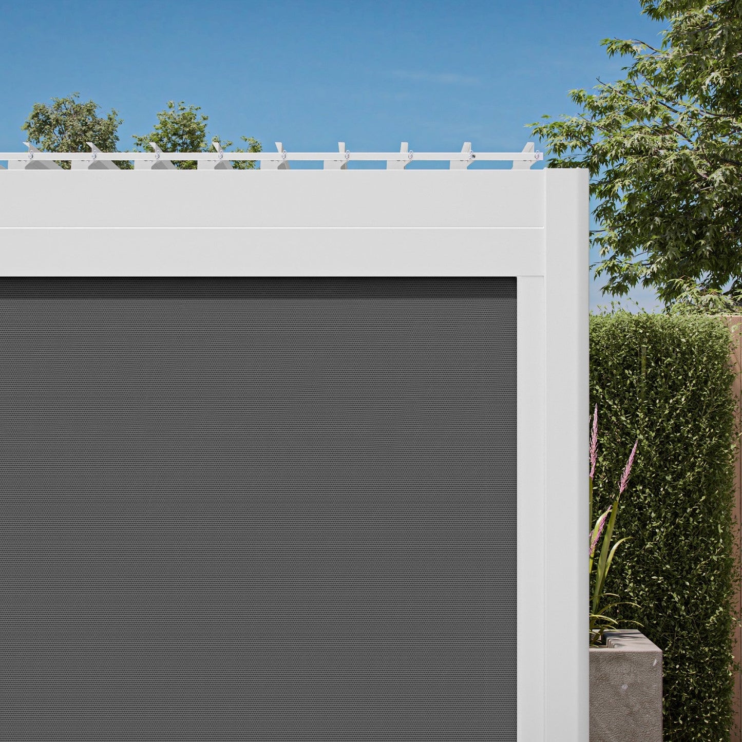 111 Accessory - 10' White pull down screen