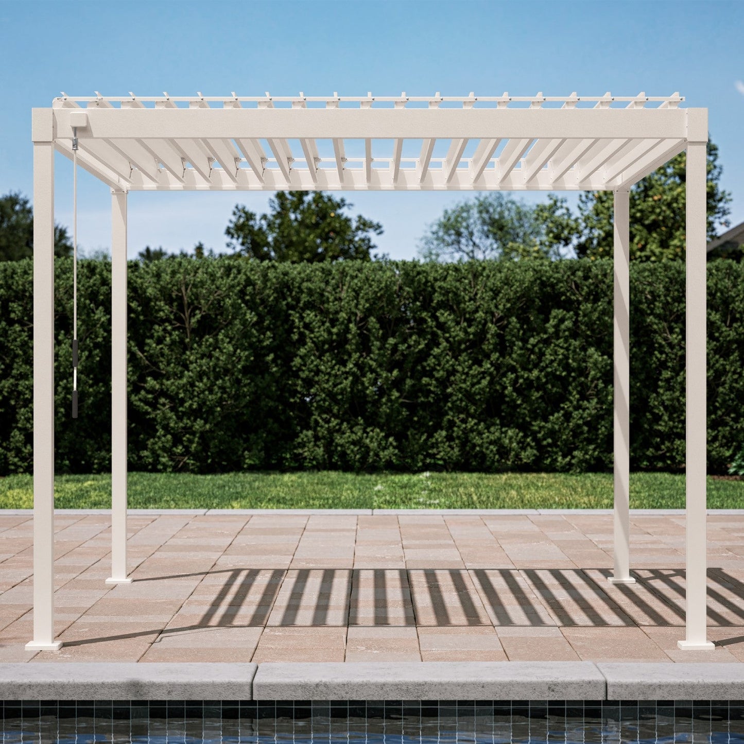 MIRADOR 80S 10'x10' LATTE PERGOLA