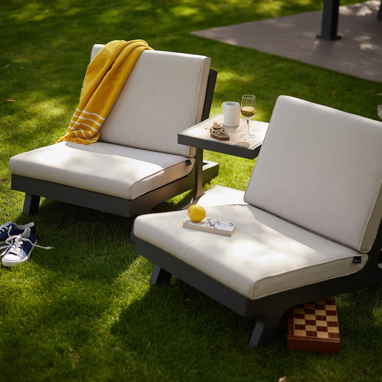 Bundle Set - Mirador 4-piece conversation fire pit + 3-piece conversation set